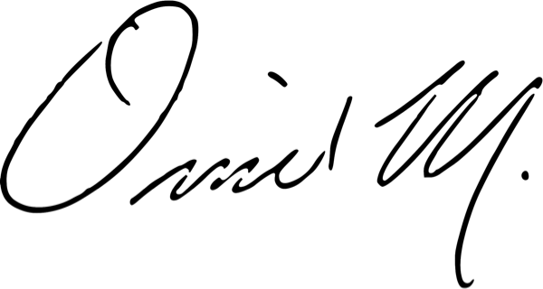 Omid Majdi's signature